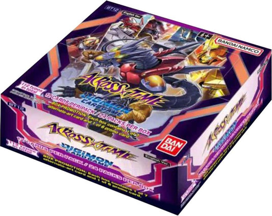 Digimon TCG: (BT-12) Across Time Booster Display