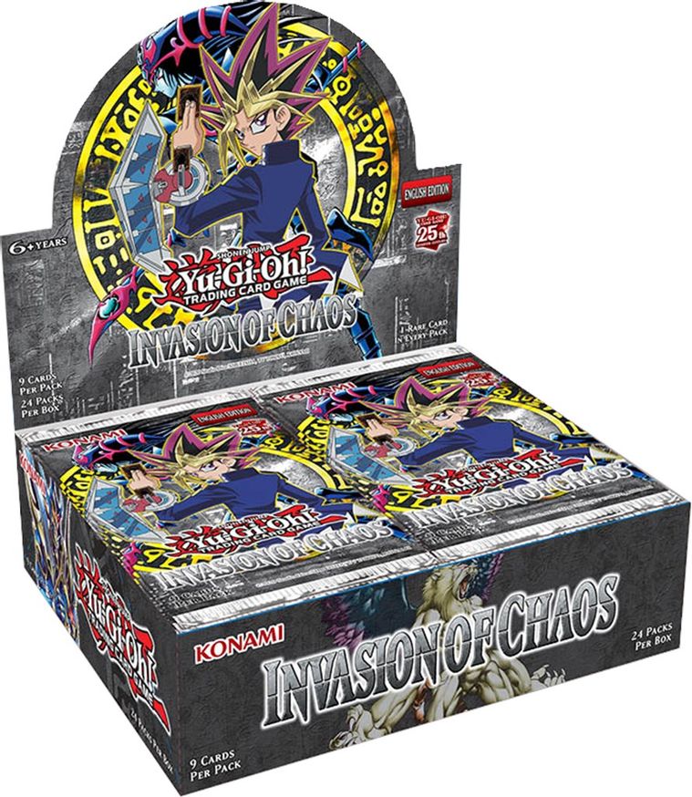 Yu-Gi-Oh! TCG: Invasion of Chaos UNLIMITED Booster Display
