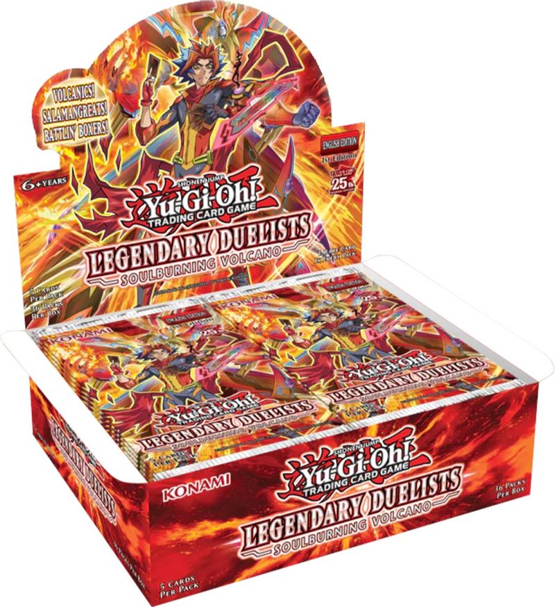 Yu-Gi-Oh! TCG: Legendary Duelists - Soulburning Volcano Booster Display