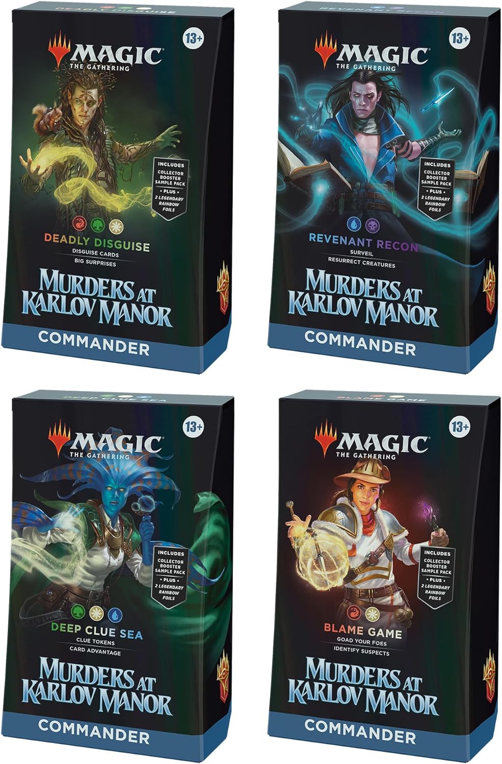 MTG: Murders at Karlov Manor Commander Decks TableTop Gaming MTG: Murders at Karlov Manor Commander Decks TableTop Gaming