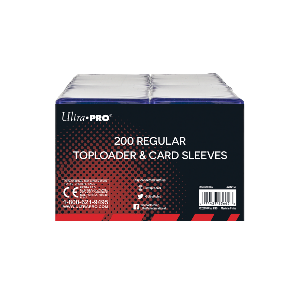 Ultra Pro Bundle: Toploader & Card Sleeves 3in x 4in