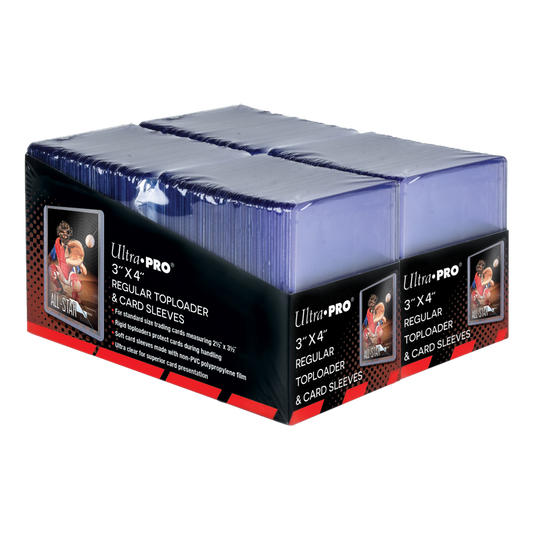 Ultra Pro Bundle: Toploader & Card Sleeves 3in x 4in