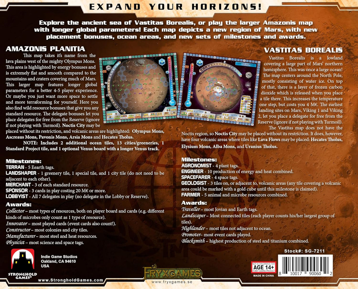 Terraforming Mars: Amazonis & Vastitas