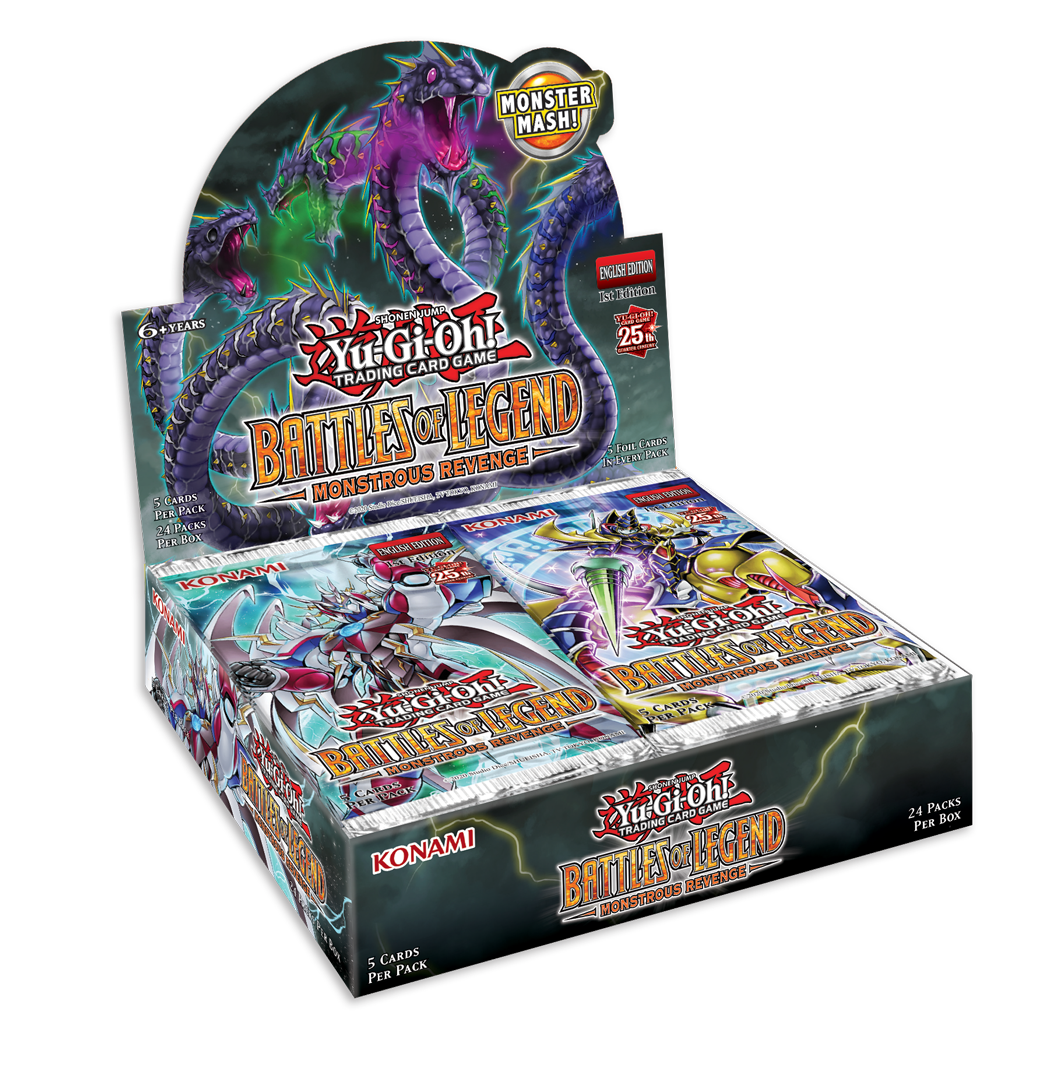 Yu-Gi-Oh! Battles of Legend: Monstrous Revenge Booster Display