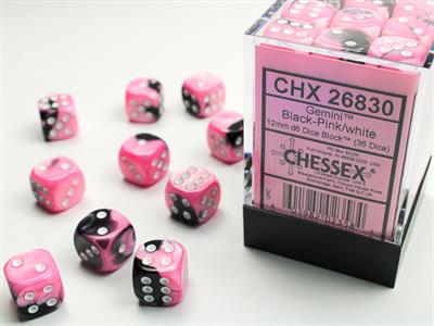 GEMINI® 12mm D6 Dice Block (36 DICE)