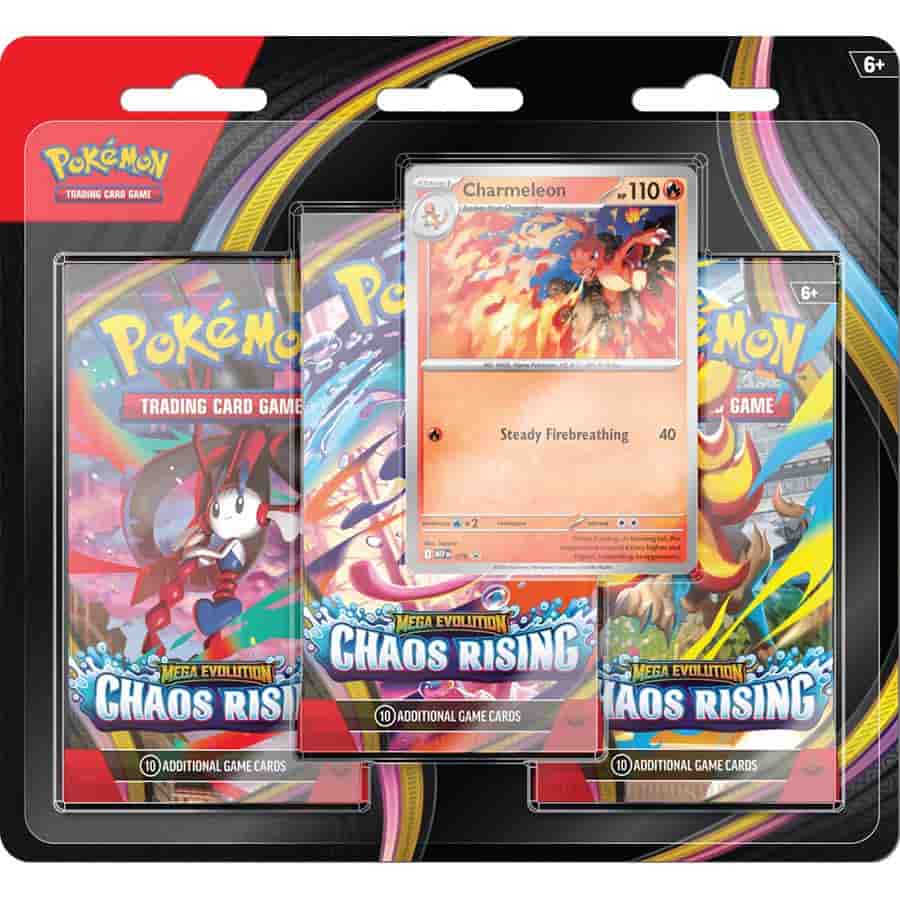 Pokemon: Chaos Rising 3 Pack Blister (ME4)