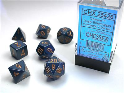 Opaque Polyhedral 7-Die Set