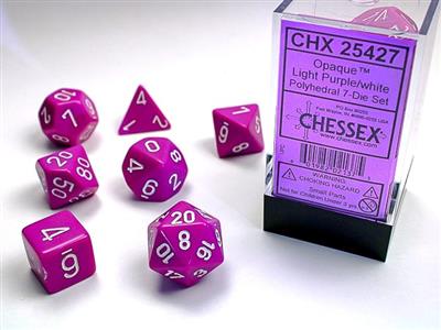 Opaque Polyhedral 7-Die Set