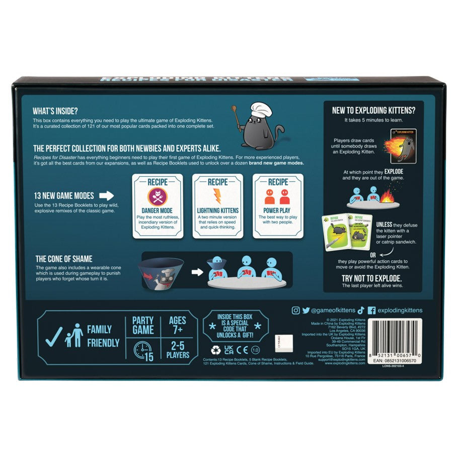 Exploding Kittens: Recipes For Disaster