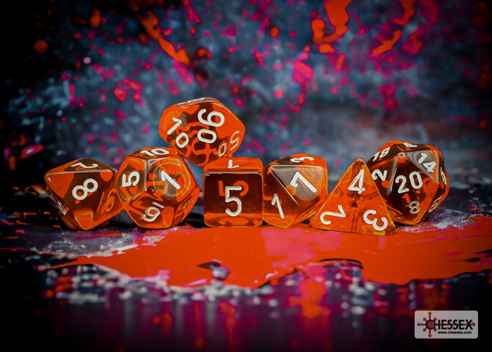 Translucent Polyhedral 7-Die Set