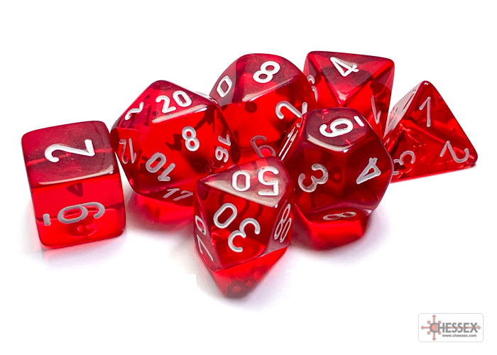 Translucent Polyhedral 7-Die Set