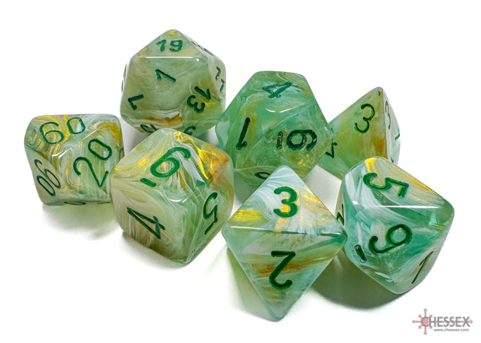 Marble Polyhedral 7-Die Set