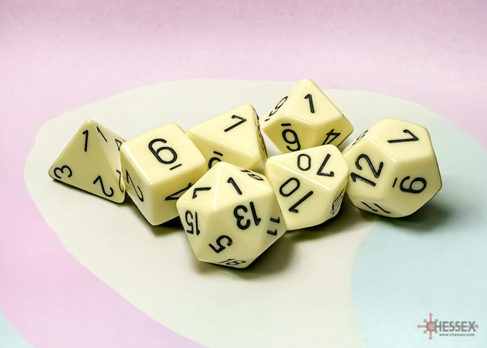 Opaque Polyhedral 7-Die Set