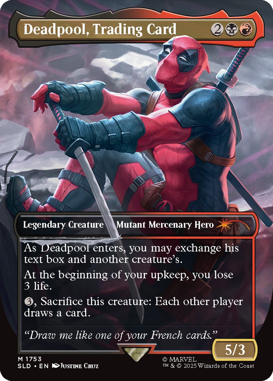 MTG: Marvel Deadpool Secret Lair Non-foil