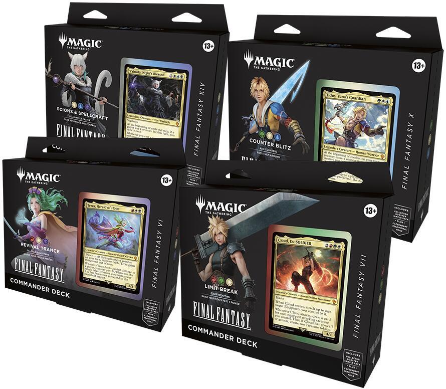MTG: Final Fantasy Commander Decks (all 4)