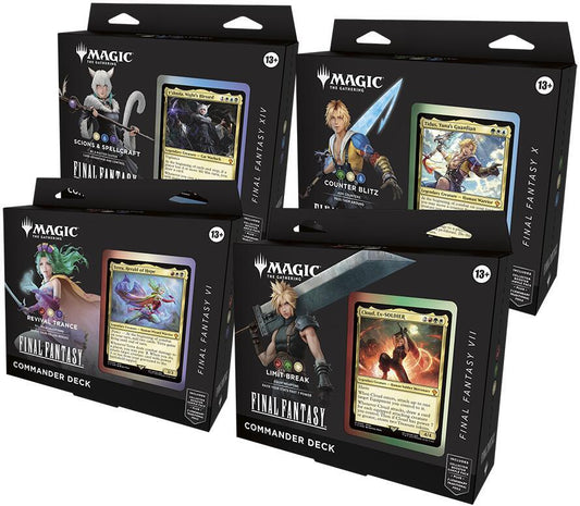 MTG: Final Fantasy Commander Decks (all 4)