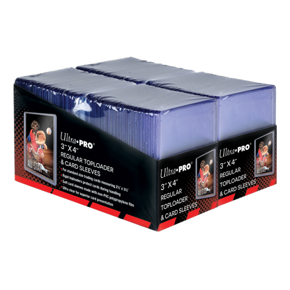 Ultra Pro Bundle: Toploader & Card Sleeves 3in x 4in