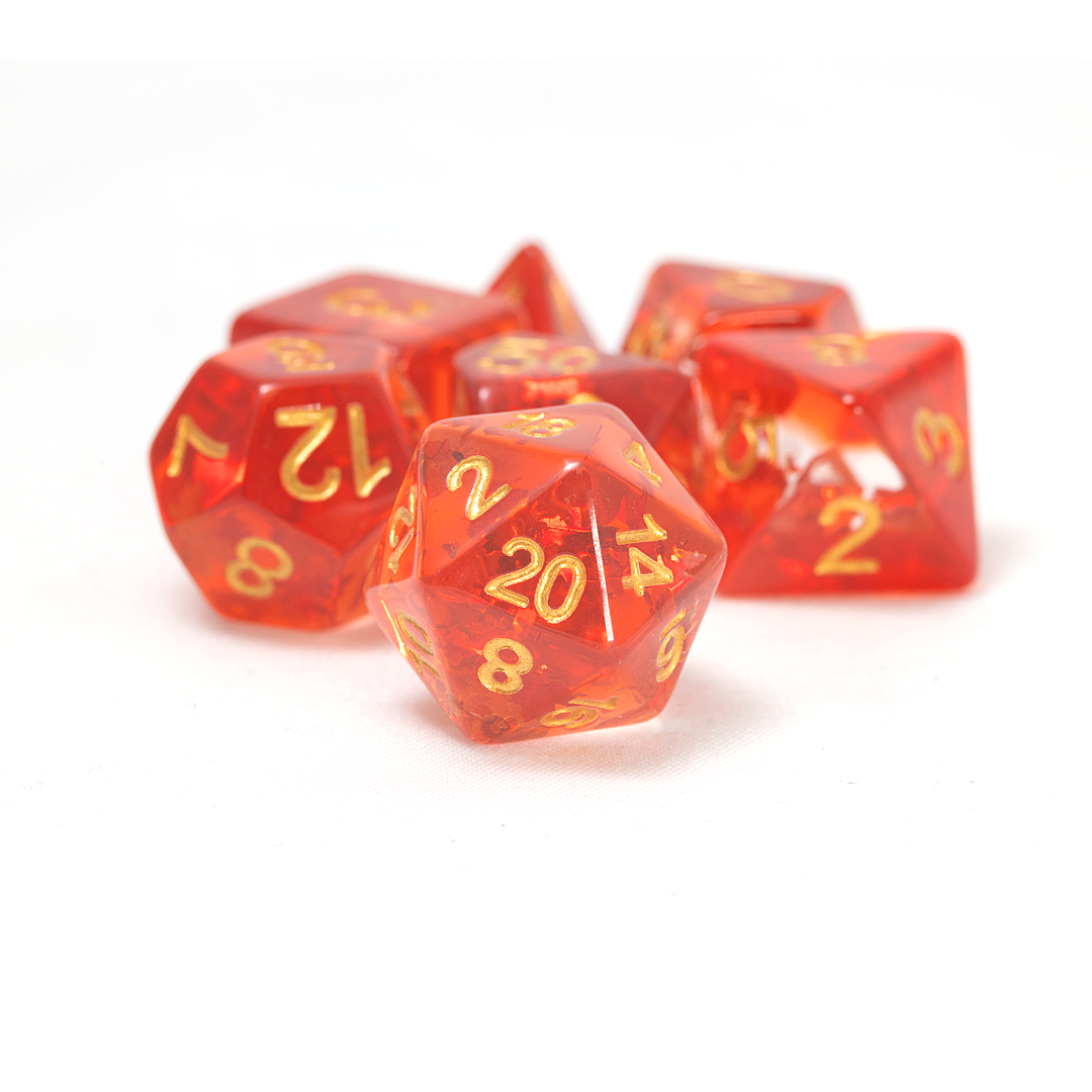 Seven Die Polyhedral Set