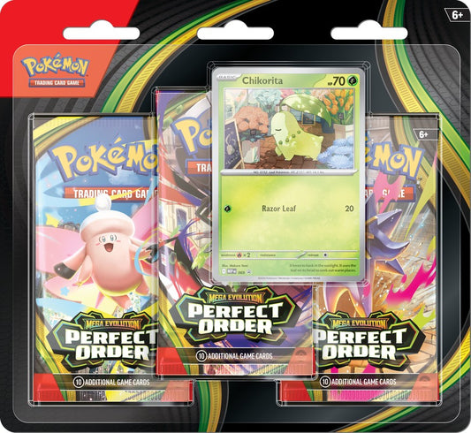 Pokemon: Perfect Order 3 Pack Blister (ME3)