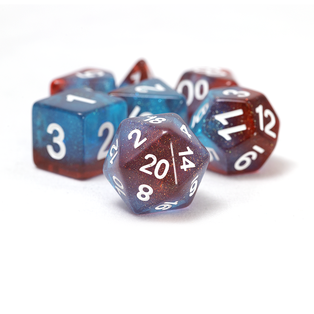 Seven Die Polyhedral Set