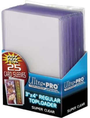 Ultrapro 3 X 4" Regular Toploader With Soft Sleeves