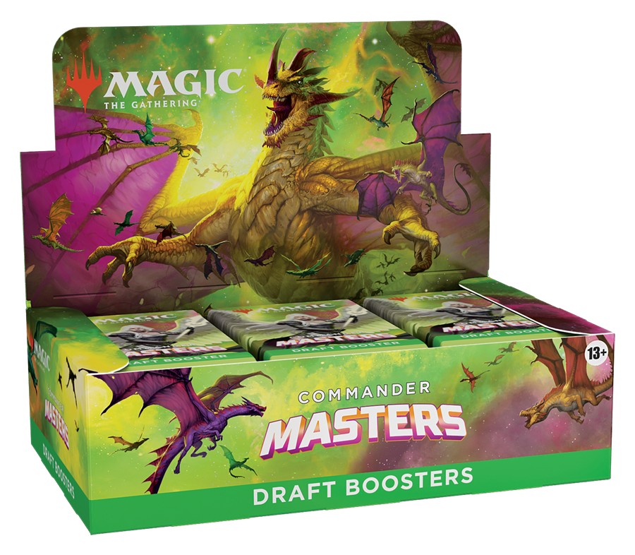 Magic The Gathering Commander Masters Draft Booster Display