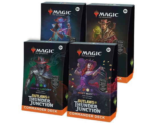 MTG: Outlaws of Thunder Junction Commander Decks [set of 4]