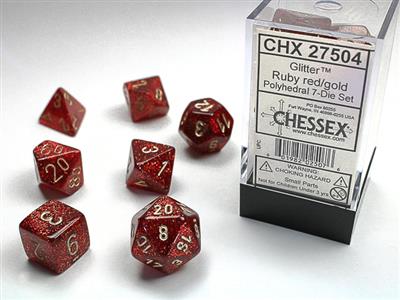 Glitter Polyhedral 7-Die Set