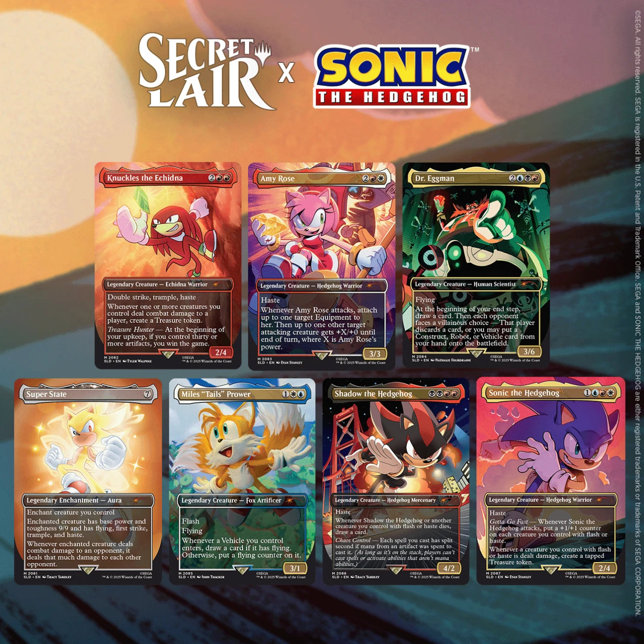 MTG: Sonic The Hedgehog Secret Lair Non-foil