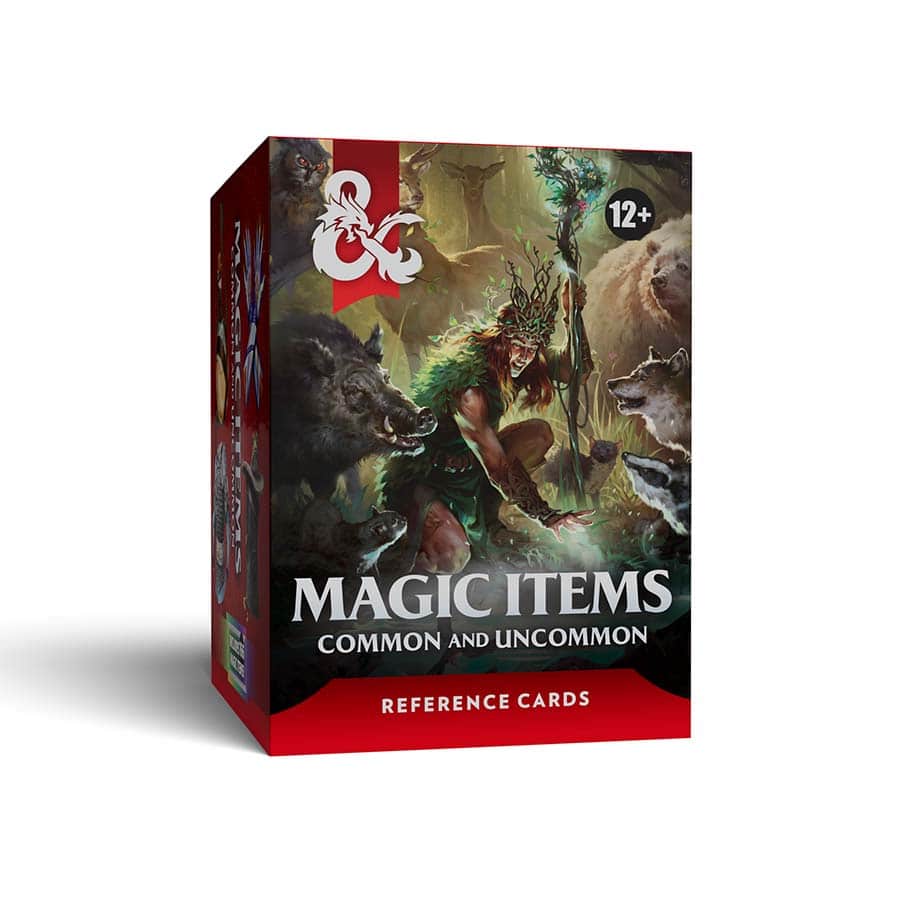 Dungeons & Dragons Reference Cards: Magic Items (Common & Uncommon)