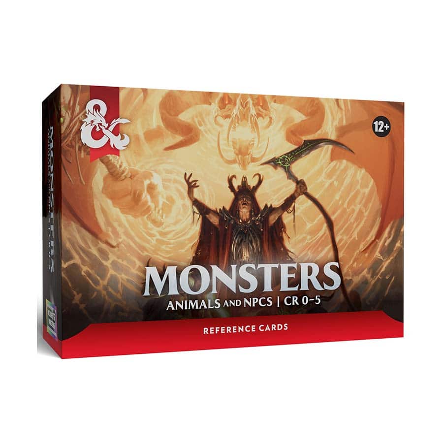 Dungeons & Dragons Reference Cards: Monsters (Animals & NPCs)