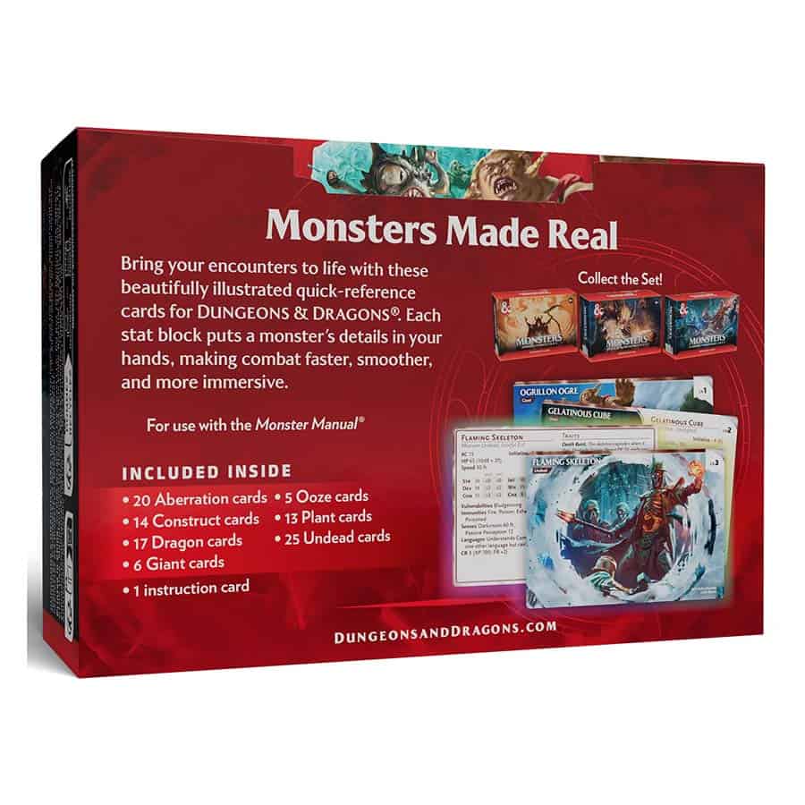 Dungeons & Dragons Reference Cards: Monsters (Fearsome & Ferocious)