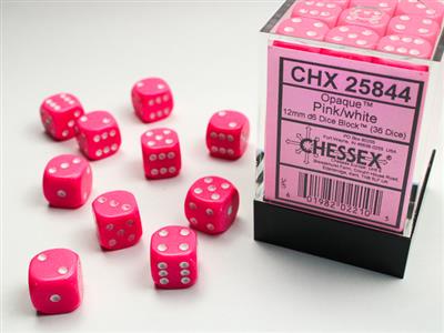 Opaque 12mm d6 Dice Block™ (36 dice)